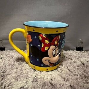 Vintage Walt Disney World Minnie Mouse 3D Coffee Cup Mug 4" The Disney Store